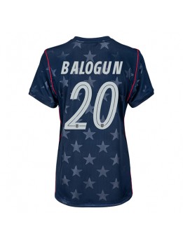 Ženski Nogometna dresi replika Združene države Folarin Balogun #20 Gostujoči SP 2026 Kratek rokav